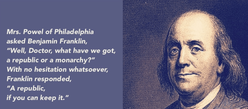 A republic if you can keep it